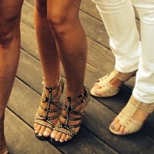 Studded Heels
